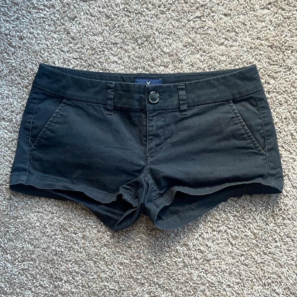 American Eagle Black Shorts
